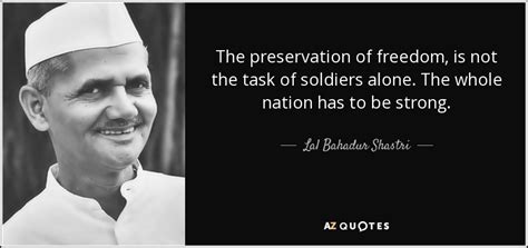 TOP 17 QUOTES BY LAL BAHADUR SHASTRI | A-Z Quotes