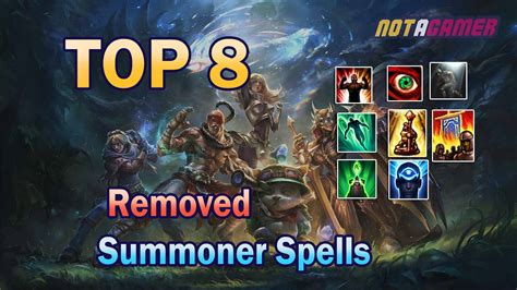 League of Legends: TOP 8 Removed Summoner Spells - Not a Gamer