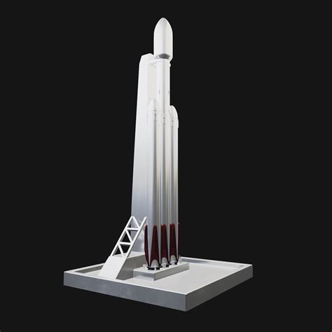 STL file Falcon 9 & Heavy Rocket SpaceX 🚀・Model to download and 3D print・Cults