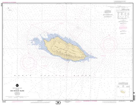 SAN NICOLAS ISLAND nautical chart - ΝΟΑΑ Charts - maps