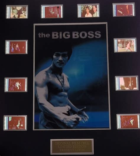 Bruce Lee- Big Boss - Framed Film Cell Display with COA - Catawiki