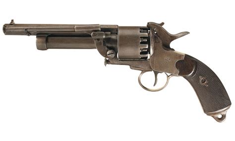 Desirable Civil War Era British LeMat Two-Barrel Revolver