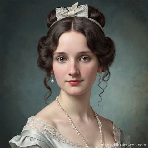 Photorealistic Portrait of Young Ada Lovelace | Stable Diffusion Online