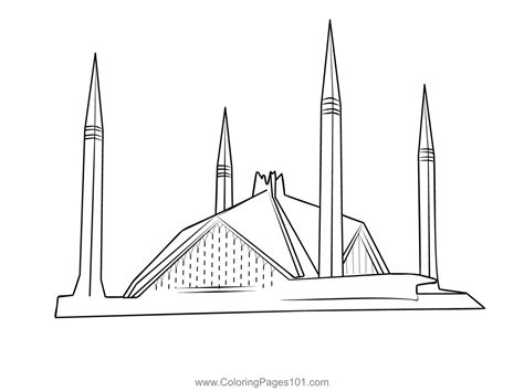 Islamabad, Pakistan Coloring Page for Kids - Free Pakistan Printable ...