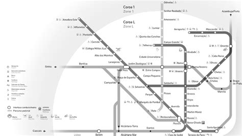 Lisbon Metro network diagram Rys. 3. Plan metra w Lizbonie | Download Scientific Diagram