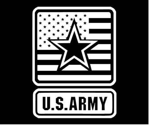 U.S. Army Sticker, The ARMY logo with the American Flag and large star in the middle.