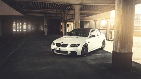 BMW M3 E92 white car, sunlight wallpaper | cars | Wallpaper Better