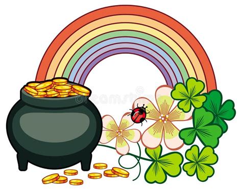 Shamrock Rainbow Stock Illustrations – 6,754 Shamrock Rainbow Stock ...