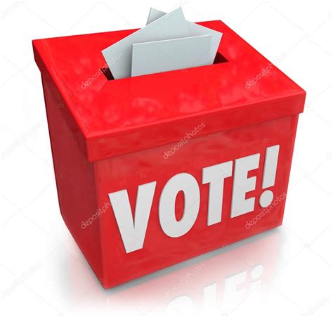 Vote Word Ballot Box Election Democracy — Stock Photo © iqoncept #26151967