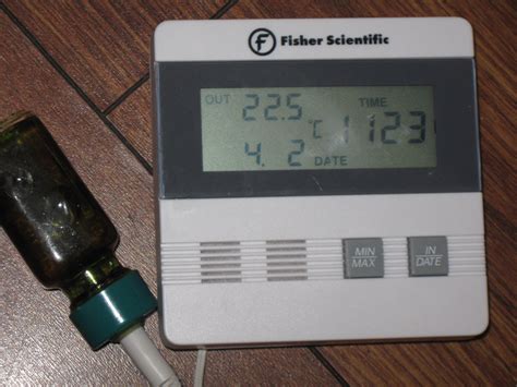 FISHER SCIENTIFIC Traceable Thermometer with Time/Date Max/Min Memory ...