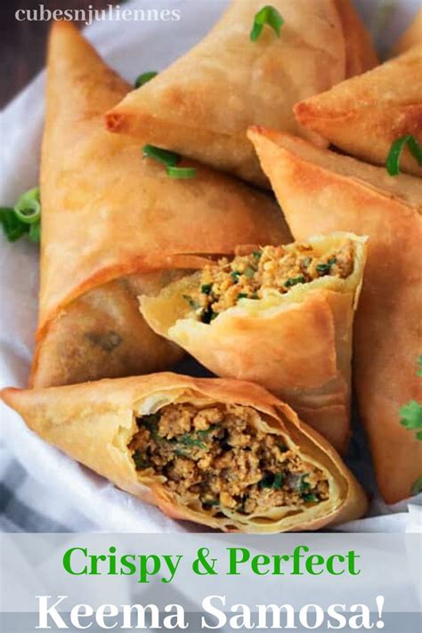 Best Keema Samosa Recipe (Patti Samosa) - Cubes N Juliennes | Recipe | Samosa recipe, Recipes ...