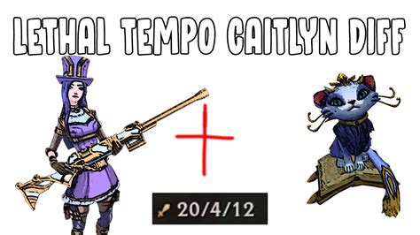 LETHAL TEMPO CAITLYN DIFF // ULTIMATE SPELLBOOK - YouTube