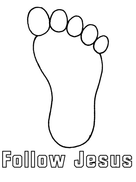 Free Printable Footprint Pattern