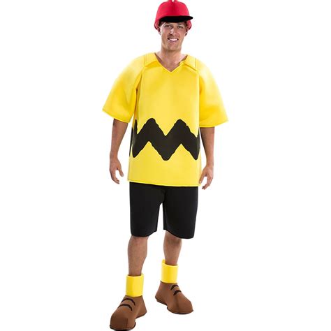 Charlie Brown - Charlie Brown Deluxe Adult Halloween Costume - Walmart ...