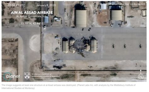 See the damage at al-Asad airbase following Iranian missile strike ...