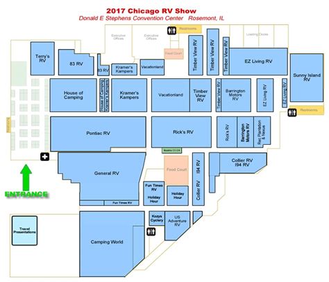 Convention Center Map | Chicago RV & Camping Show