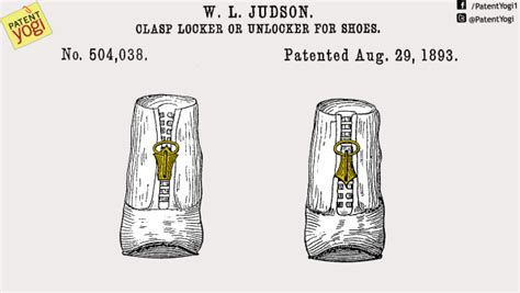 Zipper patent. (This day in Patent History - May 31). - Patent Yogi LLC