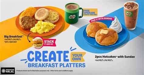 McDonald's Create Your Own Breakfast Platters