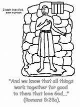 Joseph in Prison Genesis 40 Free Bible Coloring Pages  sketch template