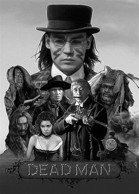 Dead Man by Stevan Aleksic - Home of the Alternative Movie Poster -AMP-