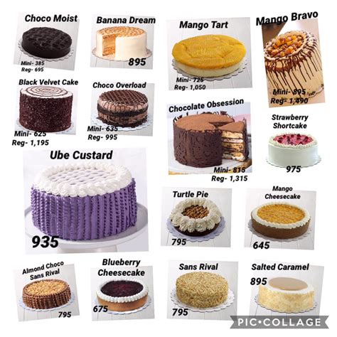 Pasabuy Tin - Conti's and Purple Oven Cakes Srp prices.