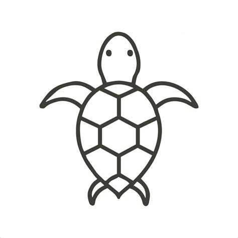 Simple Turtle Cartoon