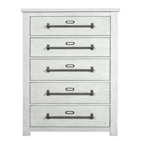 Five Drawer White Chest - Walmart.com - Walmart.com