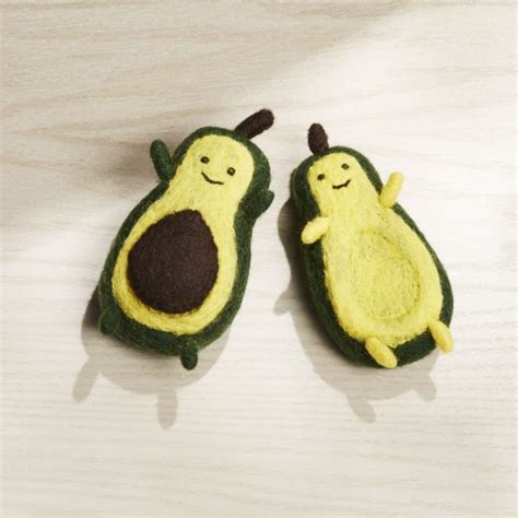 Shop Avocado Dog Toys, Set of 2. Now even your dog can get in on the avocado trend. Handcrafted ...