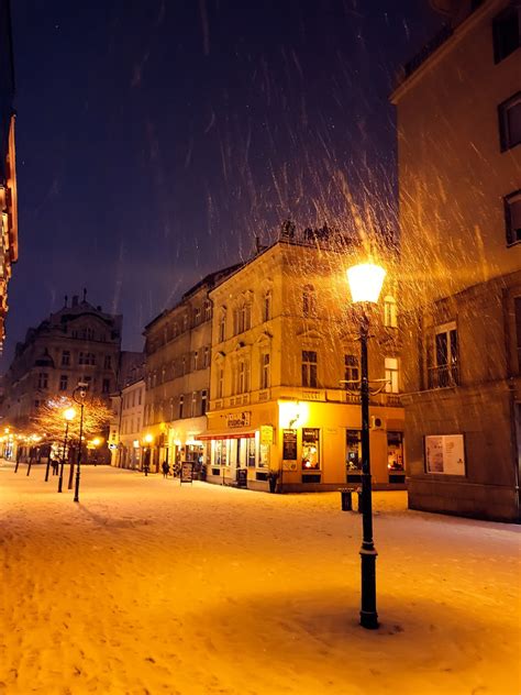 Free stock photo of historic building, night city, slovakia