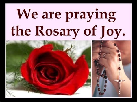 Scriptural Rosary - Joyful Mysteries