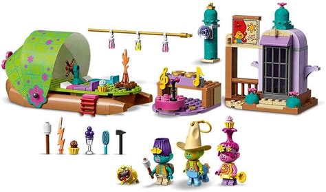 LEGO 41253 Trolls World Tour Lonesome Flats Raft Adventure Playset with Poppy, Branch and Hicory ...