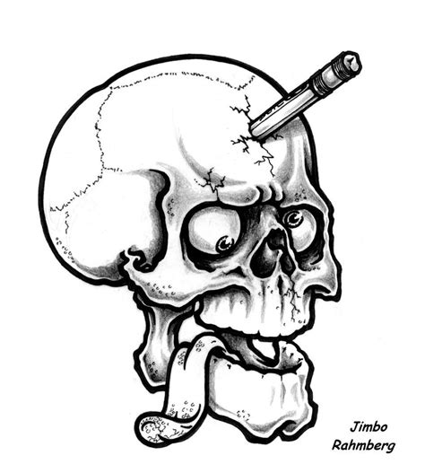Cool Skull Drawings | Free download on ClipArtMag