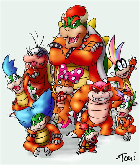 Bowser Family by bot-chan on DeviantArt