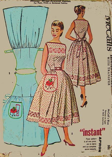 mccall 2104 | Vintage dress patterns, Vintage apron pattern, Vintage ...