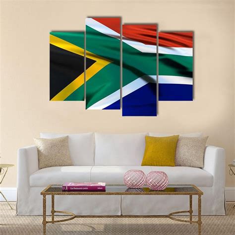 South Africa Flag Canvas Wall Art | South africa flag, Africa flag ...