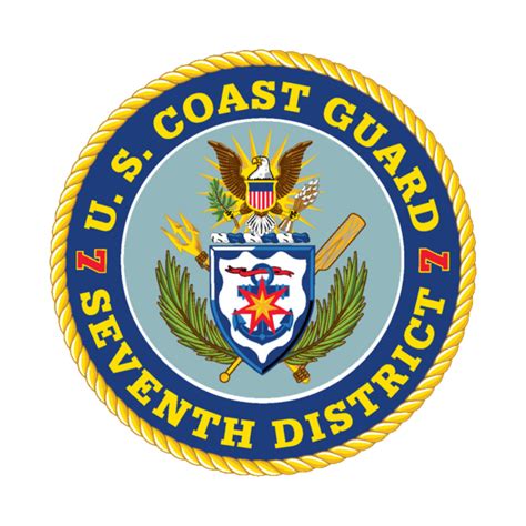 USCG Seventh District (U.S. Coast Guard) - Coast Guard - T-Shirt | TeePublic