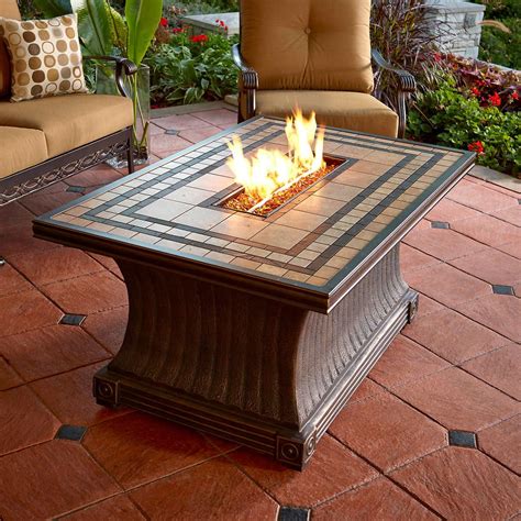 patio table with fire pit clearance | Clearance patio furniture, Propane fire pit table, Patio table