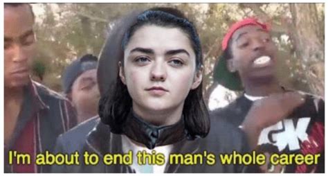 Arya to the Night King : r/GameOfThronesMemes