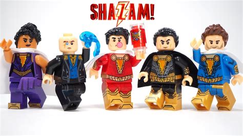 Shazam! Unofficial Lego Minifigures - YouTube