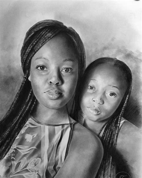 Graphite Pencil Portrait Commissions / Custom Art South Africa