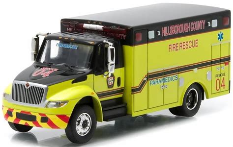 1/64th Greenlight International DuraStar 4400 Ambulance Hillsborough Co. FL | eBay | Ambulance ...