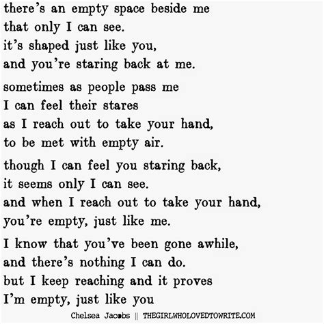 just write: an empty space. | Empty quotes, Pretty words, Pretty quotes