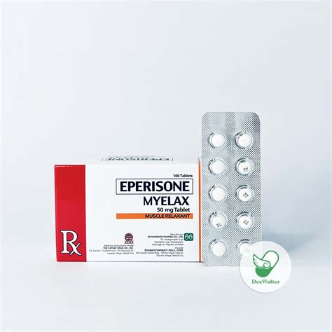 MYELAX (Eperisone 50mg) – DocWalter Pharmacy