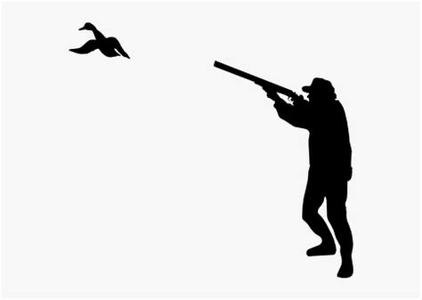 ##hunting #hunter #shooting #bird - Clay Pigeon Shooting Clipart Black ...