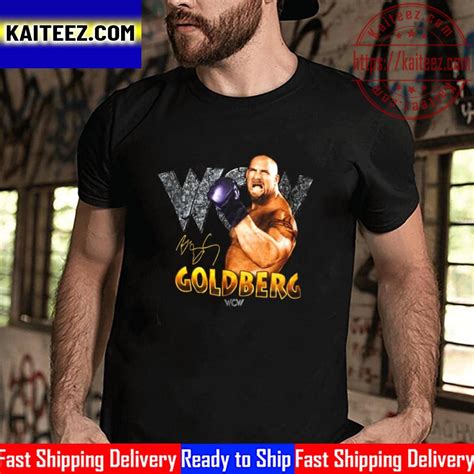 WWE Vintage 90s Goldberg WCW Wrestling Vintage T-Shirt - Kaiteez