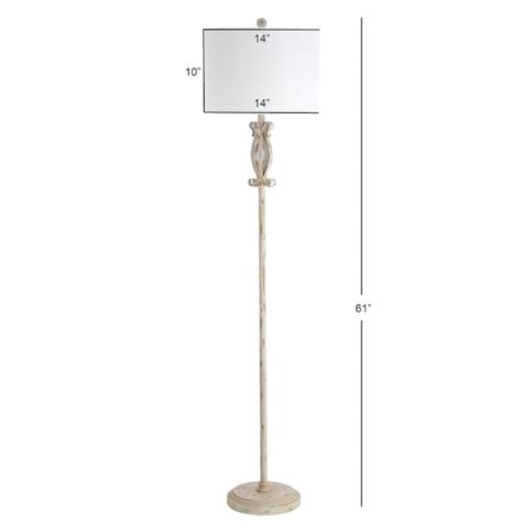 Safavieh Floor lamps 61-in White Shaded Floor Lamp FLL4049A at Lowes.com