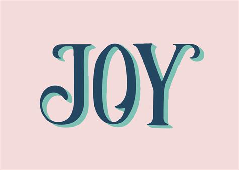 Joy typography illustration - Download Free Vectors, Clipart Graphics & Vector Art