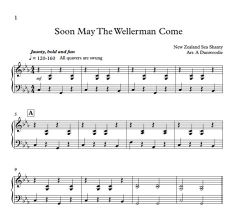 Soon May the Wellerman Come – Harp Column Music