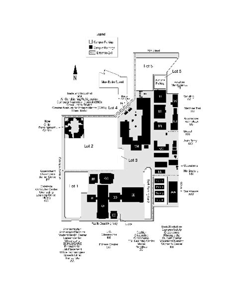 Long Beach City College Campus Map - Table Rock Lake Map