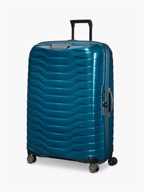 Samsonite Proxis 4-Wheel 81cm Large Suitcase, Petrol Blue